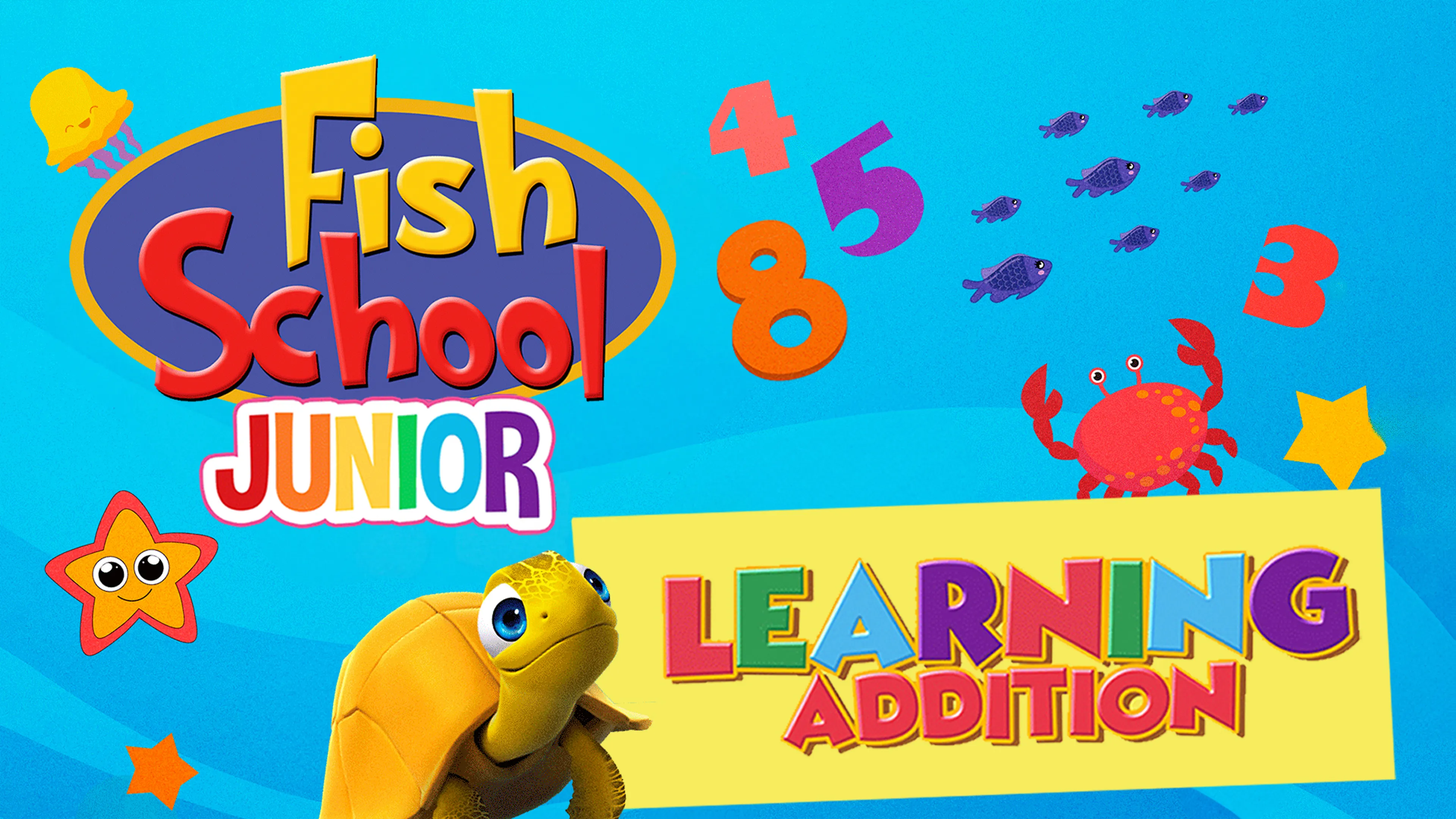 Fish School Junior : Learning Addition poster